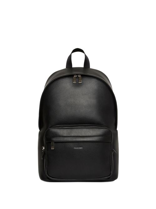 Zaino uomo Calvin Klein nero effetto martellato Calvin Klein | LV04D3155GUB1